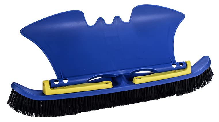 Aqua Ez - Hydrodynamic 18 inch Nylon Bristle Pool Brush w/ Dynamic Wing for Effortless Cleaning (for Vinyl, gunite, and Above Ground Pools)