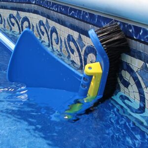 Aqua Ez - Hydrodynamic 18 inch Nylon Bristle Pool Brush w/ Dynamic Wing for Effortless Cleaning (for Vinyl, gunite, and Above Ground Pools)