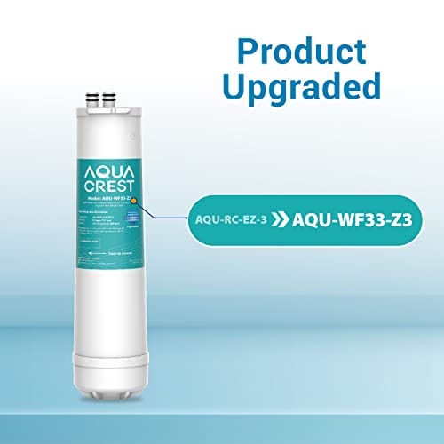 AQUA CREST RC 3 EZ-Change, WFQTC30001, WFQTC70001 Advanced Water Filter Replacement, Replacement for Culligan RC-EZ-3, IC-EZ-3, US-EZ-3, RC-EZ-1, Brita USF-201, USF-202, DuPont, 2K Gallons (Pack of 2)