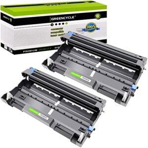 greencycle high yield drum unit replacement compatible for brother dr620 dr-620 (black),25k pages, for dcp-8050dn dcp-8080dn dcp-8085dn hl-5340d mfc-8370 mfc-8480dn printers,(2pk dr620 drum)