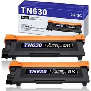 alumuink super high yield tn-630 tn630 toner cartridge compatible replacement for brother hl-l2300d hl-l2380dw hl-l2320d dcp-l2540dw mfc-l2700dw mfc-l2685dw printers [black, 2-pack]
