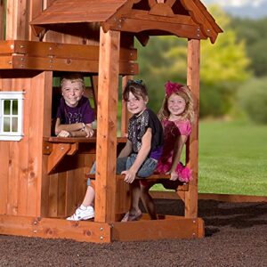 Backyard Discovery Tanglewood All Cedar Wood Playset Swing Set