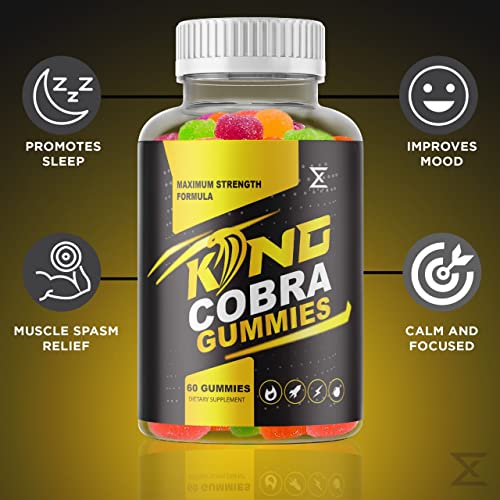 sigma times (5 Pack) King Cobra Gummies for Men Formula (300 Gummies)