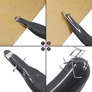 ZZTX 2 PCS Professional Magnetic Staple Remover Puller Rubberized Staples Remover Staple Removal Tool for School Office Home (Black)