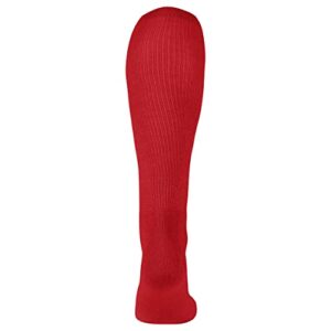 CHAMPRO Standard Multi-Sport Athletic Compression Socks for Baseball, Softball, Football, and More, Scarlet, Small