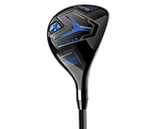 cobra golf 2020 f max hybrid 3h black-blue (men’s, right hand, reg flex, 19.0)