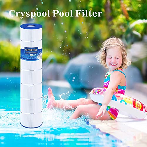 Cryspool Pool Filter Cartridge Compatible with Hayward CX1280RE,SwimClear C5025, C5030,C5000, PA131-PAK4, Unicel C-7494, C5020,Filbur FC-1227, 4 ×131 sq.ft, 4 Pack