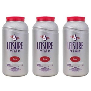 leisure time renew granular spa hot tub shock oxidizer chemicals, 5 lbs (3 pack)