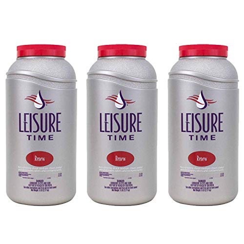 Leisure Time Renew Granular Spa Hot Tub Shock Oxidizer Chemicals, 5 Lbs (3 Pack)