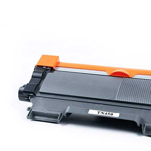 TonerPlusUSA Compatible TN450 High Yield Toner Cartridge Replacement for Brother TN450 TN420 TN-450 Toner Cartridge Used for Brother HL-2230 2240d 2270dw MFC-7360n 7065dn 7860dw (Black, 2-Pack)