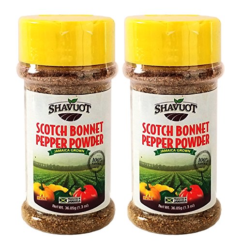 Shavuot Jamaican Scotch Bonnet Pepper Powder 1.3oz (Pack of 2)