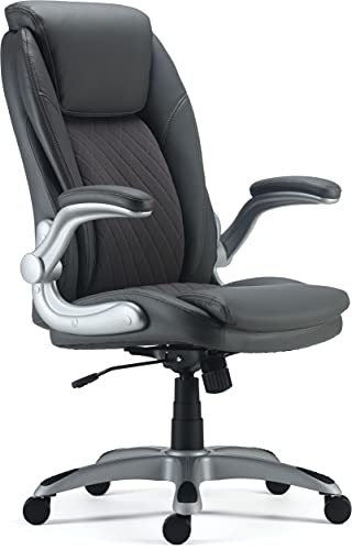 STAPLES Sorina Bonded Leather Chair, Grey, 2/Pack (58263Vs)