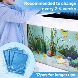 MEWTOGO 12 Pcs 10-20 Gallon Aquarium Filter Replacement for EZ-Change #2, Fish Tank Filter Cartridge for AquaTech Brand 10 to 20 Power Filters for Healthier Fish