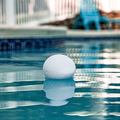 ScumSponge for Hot Tub to Soak Up Oils, Original Oil-Absorbing SpongeBall, Alternative for Scumbug, Ball and Scum Star, Spa Cleaner Sponge for Swimming Pool, Jacuzzi and Hot Tubs, 8 Balls