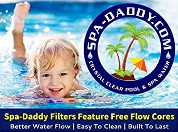 Spa-Daddy SD-00477 Filter - Replacement for Coast Spas Top Load (in-line) 100 | Waterway Plastics Replaces Pleatco PCST80 | Filbur FC-2975 | Unicel C-5396