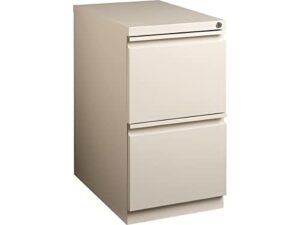 staples 2-drawer vertical file cabinet, locking, letter, putty/beige, 19.88-inch d, 2/pack (st60431-ccvs)