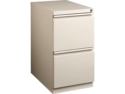 Staples 2-Drawer Vertical File Cabinet, Locking, Letter, Putty/Beige, 19.88-Inch D, 2/Pack (St60431-Ccvs)