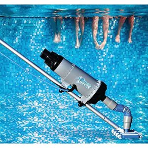 The VacDaddy Portable Pool Vacuum with NO Battery Required! Plug It in and Just Vac It! Residential and Commercial Pool Cleaner, Heavy Duty Professional Power, for Inground & Above Ground Pools