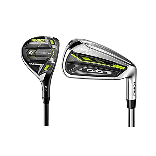 Cobra Golf King RADSPEED Combo Iron Set - 5H, 6-PW, GW - Steel Shafts (Right, Steel, Regular)