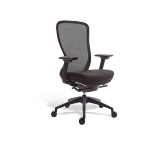 staples workplace2.0 ayalon mesh back fabric task chair, black, 2/pack (un51505-ccvs)