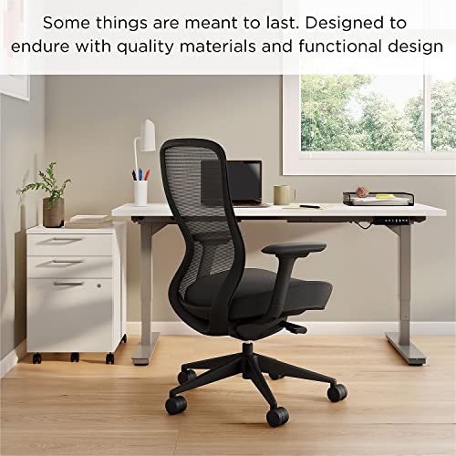 Staples Workplace2.0 Ayalon Mesh Back Fabric Task Chair, Black, 2/Pack (Un51505-Ccvs)