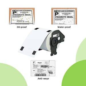 Anylabel Compatible 4" x 6" Shipping Labels Replacement for DK-1241 Compatible with Brother QL Label Printers (12 Rolls + 1 Frame, 200 Labels/Roll)