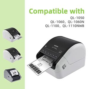 Anylabel Compatible 4" x 6" Shipping Labels Replacement for DK-1241 Compatible with Brother QL Label Printers (12 Rolls + 1 Frame, 200 Labels/Roll)