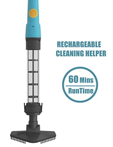 Marcytop Handheld Pool Vacuum, Cordless Rechargeable Stick Pool Cleaner, 4000mAH Battery Capacity, Ideal Pool Vacuum for Above Ground Pools, Hot Tub, Spa, for Sand and Debris