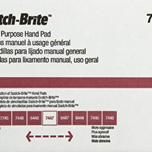 3M Scotch-Brite General Purpose Hand Pad, 6-Inch by 9-Inch, 20-Pad