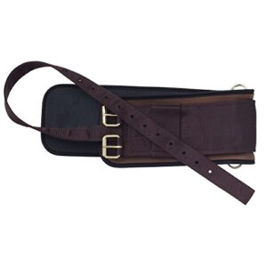 tough 1 australian outrider collection neoprene girth, brown, 27-inch