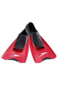 speedo unisex adult swim training switchblade fin, black/red, xxl – men s shoe size 13-14 women shoe 14-15 us
