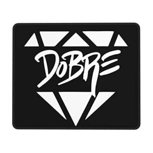 dobre brothers logo mouse pad rectangle non-slip rubber mousepad office accessories desk decor mouse pads for computers laptop