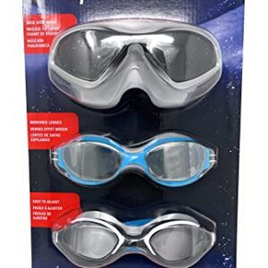 Speedo 3 Pack Adult Swimming Goggles - Colors May Vary