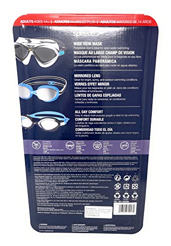 Speedo 3 Pack Adult Swimming Goggles - Colors May Vary