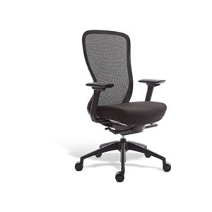 staples 2722088 ayalon mesh and fabric task chair black