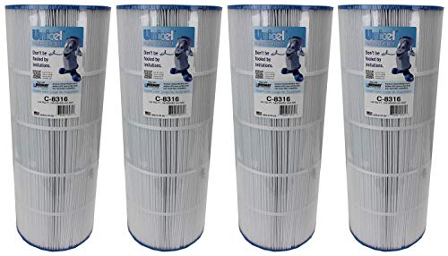 4 Unicel C-8316 Replacement Cartridge Filters 150 Sq Ft Hayward XStream CC1500RE