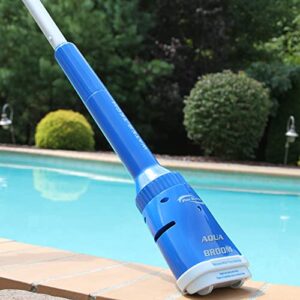 POOL BLASTER Aqua Broom Cordless Vacuum for Spa, Small Pool & Tight Spaces, Ideal for Sand, Silt & Dirt, Battery-Powered Hot Tub Cleaner for Inground, Above-Ground and Inflatable Pools, by Water Tech