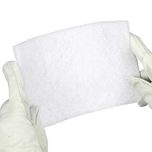 Scotch-Brite Light Cleansing Hand Pad 7445 - Mild Abrasive Hand Sanding Pad - White Hand Pad - For Metal, Vinyl, Porcelain - 6" x 9"