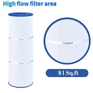 Cryspool Pool Filter Compatible with Hayward CX580XRE, SwimClear C3025, C3030, PA81, Unicel C-7483, Filbur FC-1225, 4 Pack