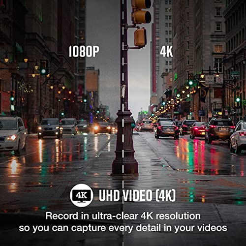 Cobra Smart Dash Cam + Rear Cam (SC 400D) – UHD 4K Resolution, Alexa Built-In, 3-Camera Capable, Live Police Alerts, Emergency Mayday, Drive Smarter App, 3" Touchscreen, Wi-Fi & GPS, 32GB SD Card Incl