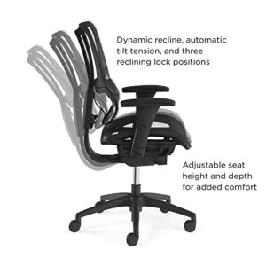 Union & Scale Flexfit 1500Tm Mesh Task Chair, Black, 2/Pack (Un28570-Ccvs)