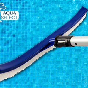 Aqua Select Maintenance Kit | Includes EZ-Clip 7' - 21' Telescopic Pole, Pool Brush, Leaf Skimmer and Pool Rake for Above Ground and Inground Swimming Pools