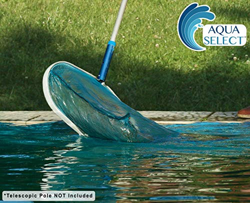 Aqua Select Maintenance Kit | Includes EZ-Clip 7' - 21' Telescopic Pole, Pool Brush, Leaf Skimmer and Pool Rake for Above Ground and Inground Swimming Pools