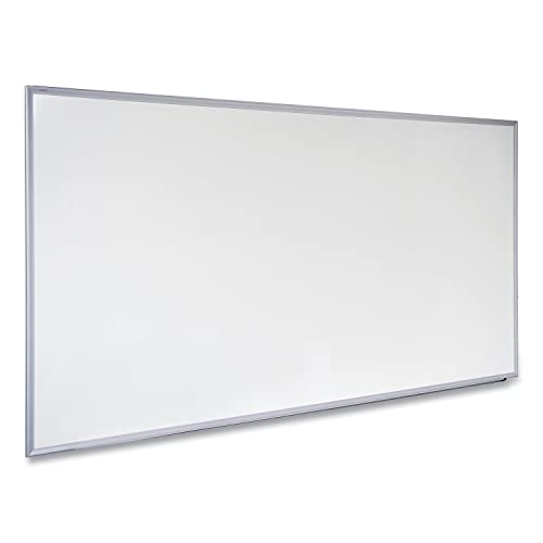 Universal 43626 Dry Erase Board, Melamine, 72 X 48, Satin-Finished Aluminum Frame