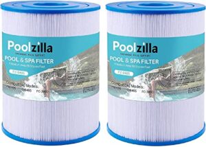 poolzilla 2-pack spa filter cartridge replacement for watkins 31114, unicel c-8465, pleatco pwk65, filbur fc-3960, 71827, 71828, tiger river caspian, bengal, sumatran, caldera 76136 | spa filtration