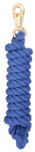 tough 1 economy cotton lead with trigger bull snap, blue/royal, 3/4-inch x 8 1/2-feet