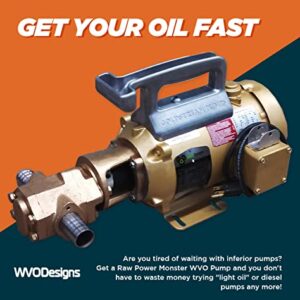 Goldstream Pumps 25gpm Portable Oil Pump — Insanely Fast Pump — Upgraded to Custom US Made Baldor Motors — with Viton Seals on Pump Heads