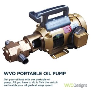 Goldstream Pumps 25gpm Portable Oil Pump — Insanely Fast Pump — Upgraded to Custom US Made Baldor Motors — with Viton Seals on Pump Heads