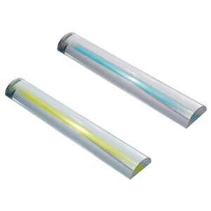 ez magnibar combo -2 magnifiers -1 with yellow and 1 aqua tracker line -9 inch