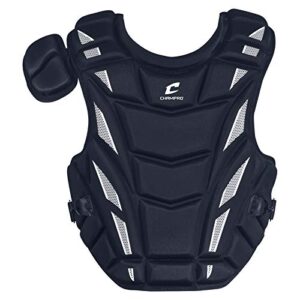 champro optmus mvp chest protector, 15″, navy blue